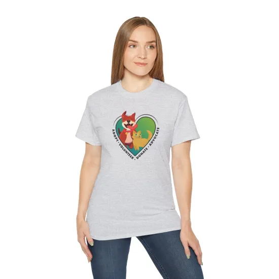 FOX Women's shirt with heart logo Grey M