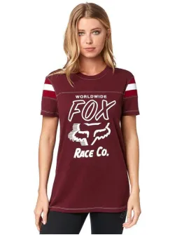 FOX Girl Top Rally Point Cranberry XL 22913-527-XL