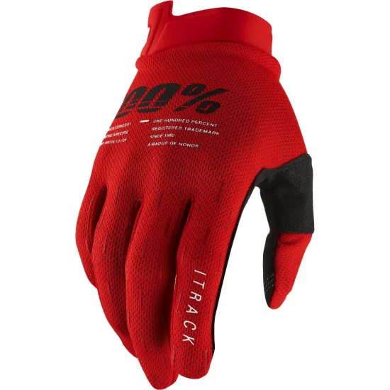 100% Ridefit Gloves RED XL 10008-00018