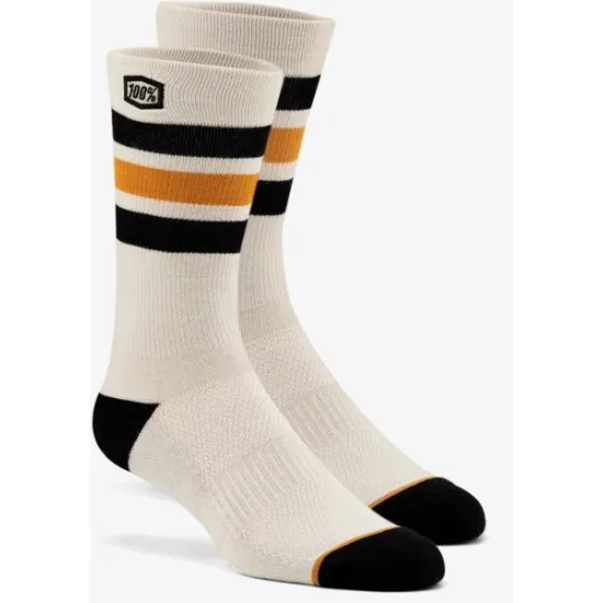 100% Stripes Casual Socks S 38-42 (Warm grey) 24020-021-17