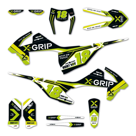 X-GRIP Dekorív #18 KTM #1