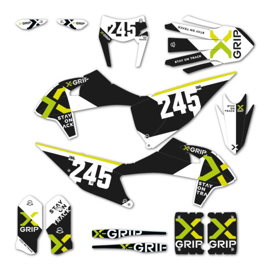 X-GRIP Dekorbogen #20 KTM #3