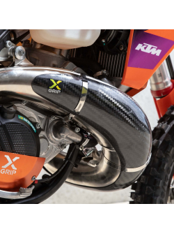 X-GRIP Karbon Kipufogóvédő KTM, HQV, GASGAS